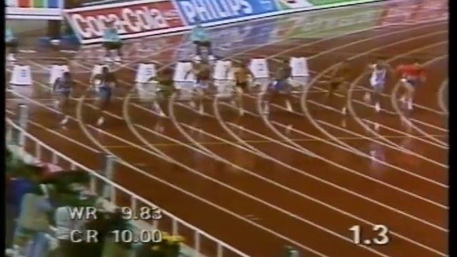 1989 World Cup Athletics Men's 100m final смотреть онлайн
