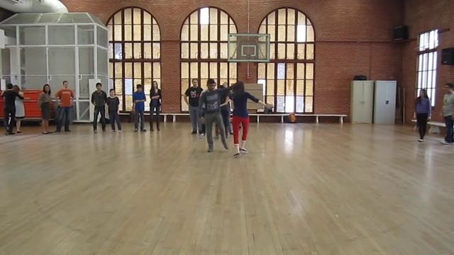 Partnered Charleston Madison Line Dance - Jan 26 - UT Advanced Social Dance Spring 2015 смотреть онлайн