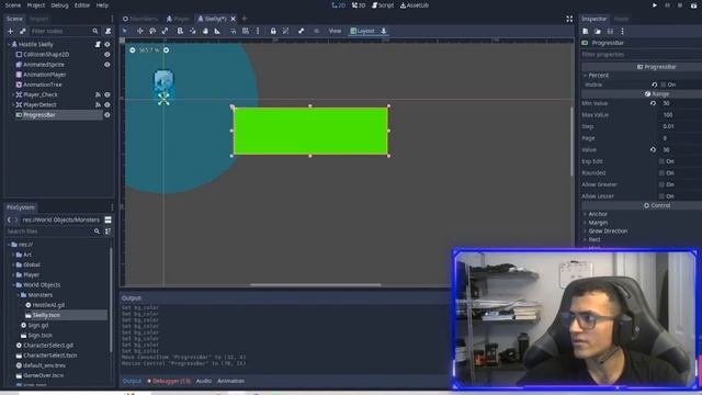 Attack Knock Back + Player & Monster HP Bar! || Part 10 - Godot Engine Tutorial 2D смотреть онлайн