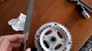 Как снять заклепанные звезды Модернизация велосипеда stels navigator 750 часть 4