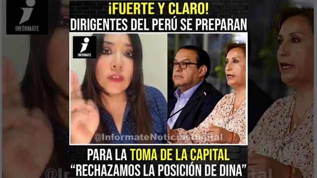 ¡FUERTE Y CLARO! Dirigentes de todo el sur del país se preparan para la toma de Lima. "Rechazamos la смотреть онлайн