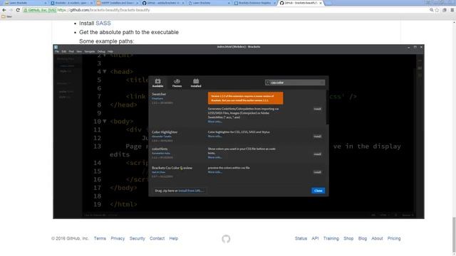How to use brackets to make a website смотреть онлайн