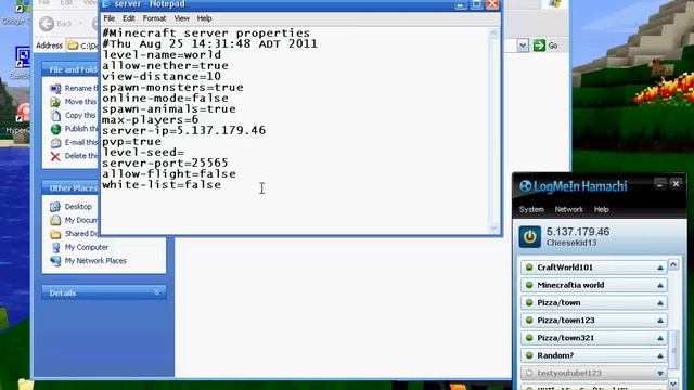 how to make a minecraft server 1.2.5 смотреть онлайн