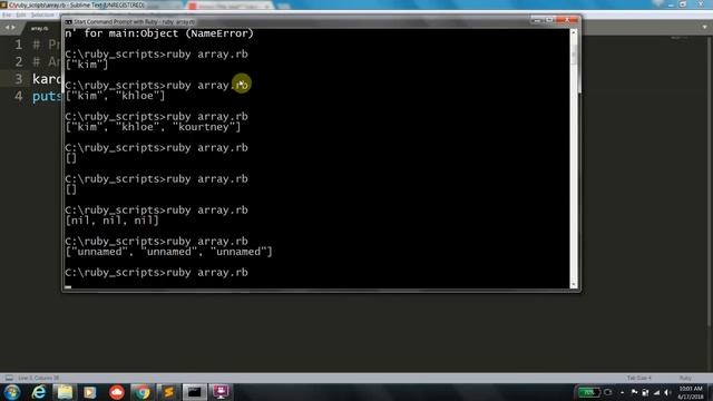 Ruby 101 : Arrays : Creating An Array - Novice to Expert in ONE Day смотреть онлайн