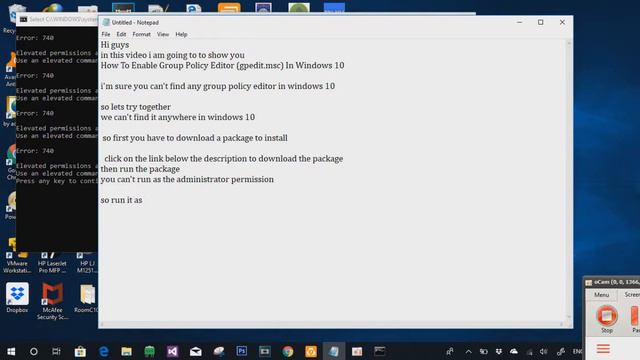 How To Enable Group Policy Editor - gpedit.msc - In Windows 10 смотреть онлайн