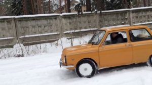 Заз 968м зимой