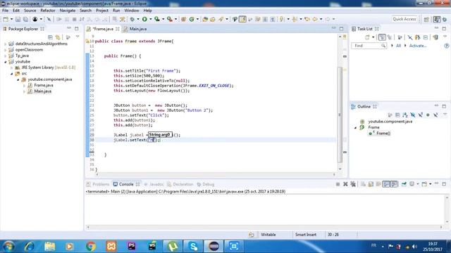Java swing Components : JLabel смотреть онлайн