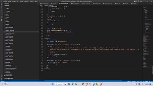 Dashboard Completo com PHP, MySQL e Bootstrap 5 / EP 10 - Inputs Dinâmicos com Javascript смотреть онлайн