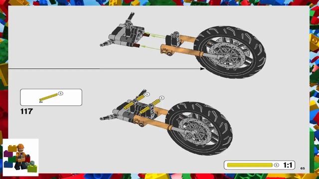 LEGO instructions - Technic - 42107 - Ducati Panigale V4 R смотреть онлайн