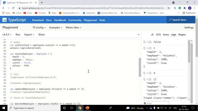 TypeScript || Array extension methods | filter, find, findIndex, forEach, join, keys, map, pop, pus смотреть онлайн