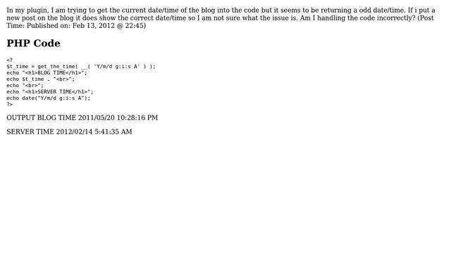 Wordpress: Get Wordpress current date/time смотреть онлайн