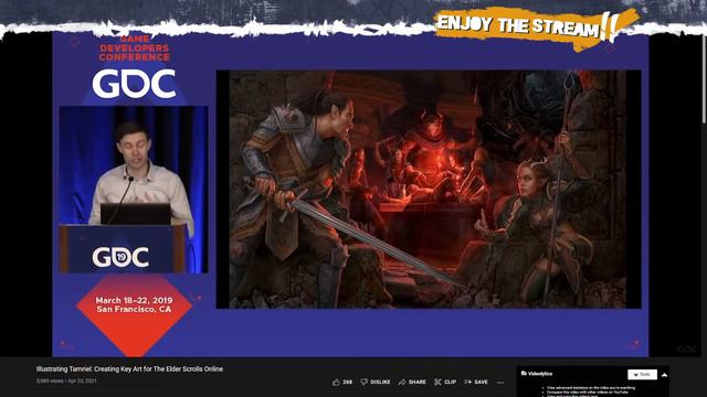 GDC Video:Creating Key Art For Elder Scrolls Online смотреть онлайн