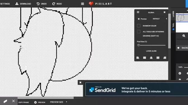 Pixilart - Free online pixel art drawing tool смотреть онлайн