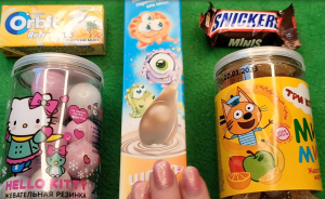 ?АСРМ распаковка сладостей. Шоколадную ложку видели?