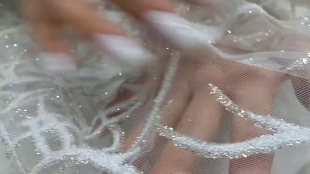 Ну какава красота! ? Новинка? КРУЖЕВО с ГЛИТТЕРОМ на сетке из Турции, которое мы ждали почти год! смотреть онлайн