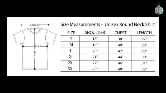 How to choose correct tshirt size 2021 | S / M / L / XL / XXL / XXXL | Online Tshirt size choose смотреть онлайн