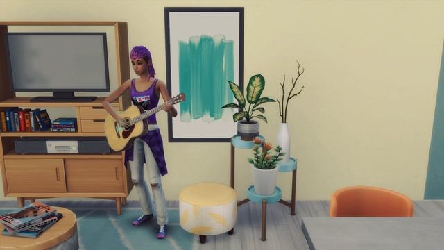 The Sims 4 Sherbet Apartment -1310 21 Chic Street Stop Motion High School Years смотреть онлайн