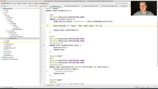 Quarkus Backend development with Java and GraalVM - Simplified Hibernate ORM with Panache 000 смотреть онлайн