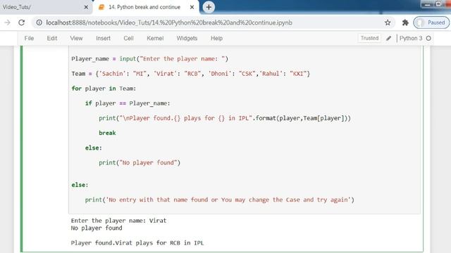Break and Continue Statement in Python Programming Language смотреть онлайн