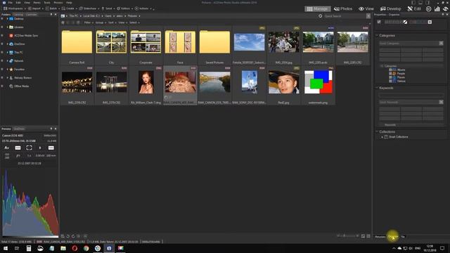 ACDSee Ultimate 2019: обзор. 03 Manage Mode