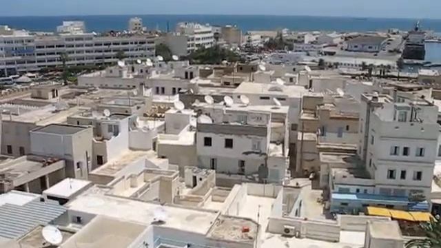 Вид на город СУСС. ТУНИС. 2007. (Tunisia. Sousse.) смотреть онлайн