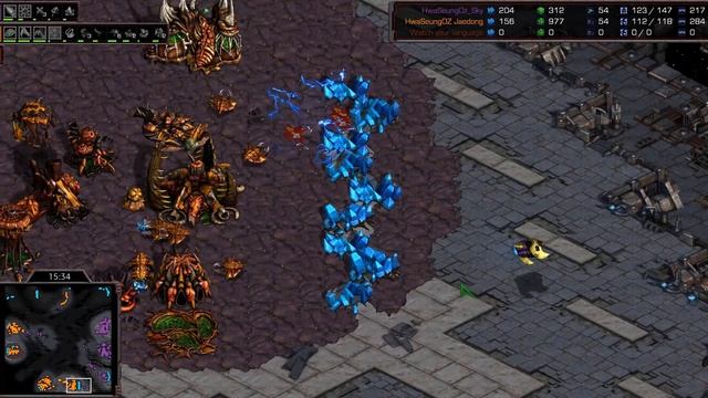 Jaedong (Z) v Sky (P) on Icarus- StarCraft - Brood War смотреть онлайн