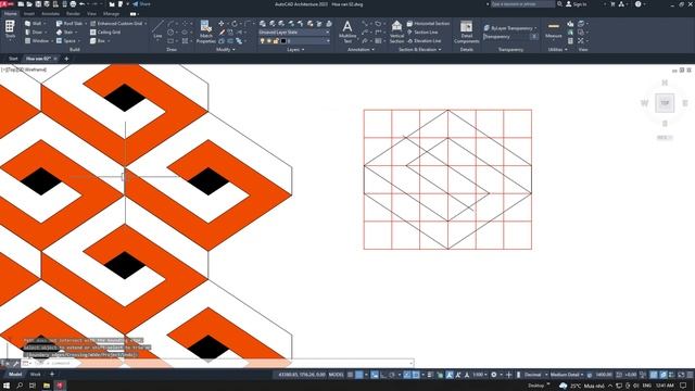 Vẽ mẫu hoa văn với AutoCAD Architecture 2023 - MẪU SỐ 03 | P-AUTOCAD смотреть онлайн