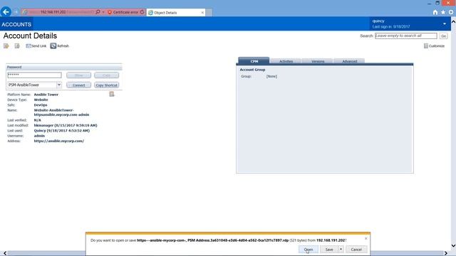 CyberArk-Ansible end to end demo - 3: Securing newly created accounts смотреть онлайн