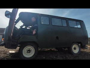 УАЗ-буханка, запуск, проверка тормозов, набрал бутовый камень, берёзовый сок! Тестовый заезд