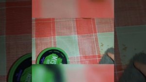 Отмыла чернила ручки с клеенки с помощью губки инволвер и пасты мистик #greenway