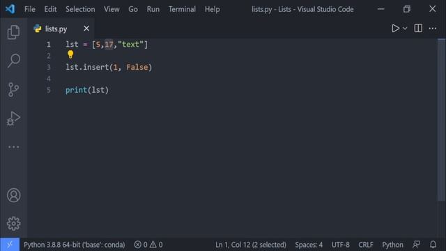Working with Lists | Python Tutorial for Beginners #6 смотреть онлайн