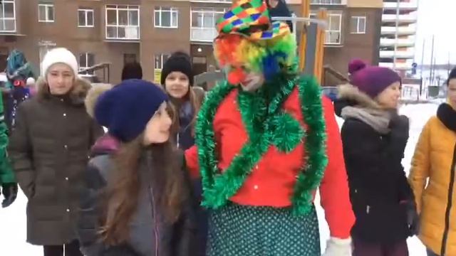 Детский новогодний праздник в домах 5 по улице Липовый парк смотреть онлайн