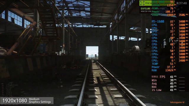 Escape from Tarkov | GTX 960 2GB | Ryzen 5 1600 смотреть онлайн
