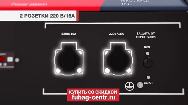 Бензиновый генератор FUBAG BS 2200 мощность 2,0 кВт смотреть онлайн