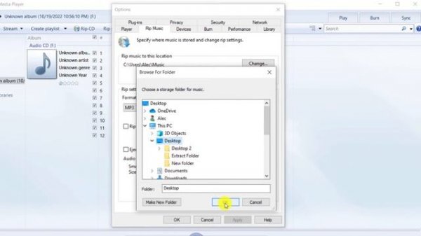 How to convert CD Audio Track (cda) to other formats such as MP3 and WAV with Windows Media Player
