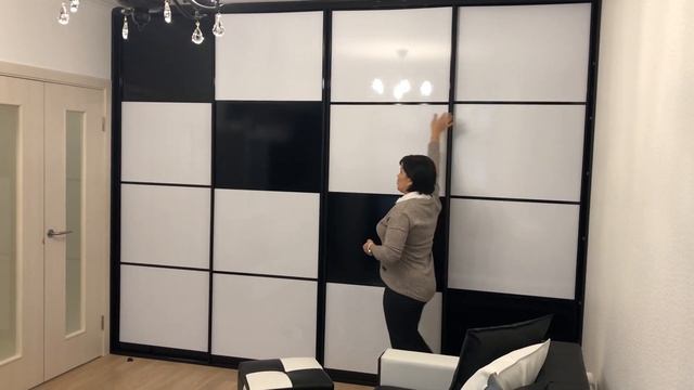 Шкаф купе 3 метра встроенный вдоль стены. Мебель Династия смотреть онлайн