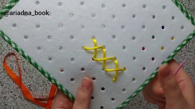 Шнуровка из фетра "Учимся шить" смотреть онлайн