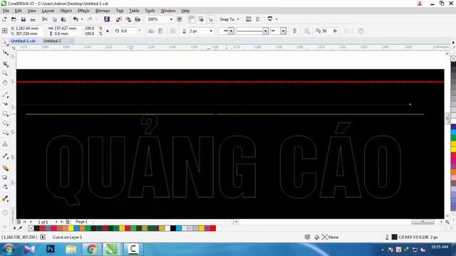 Thiết kế biển quảng cáo đèn LED bằng Corel draw P4 смотреть онлайн