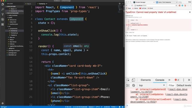 React Front To Back : Events In React смотреть онлайн