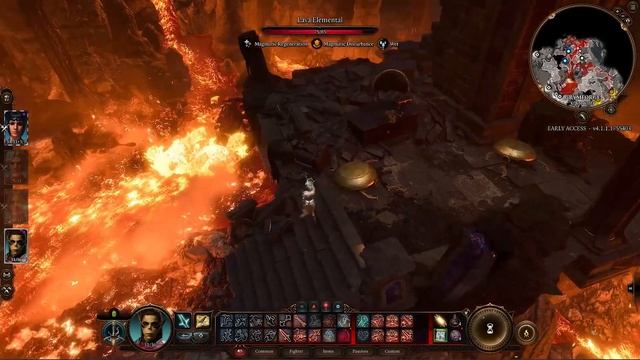 ? Shar Idol & Lava Elemental Fight (END)/ Baldur's Gate 3 Patch 8 Bard Gameplay Ep.44?