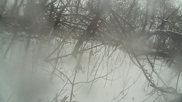 Катаемся на длинном буране по мартовскому снегу. Вид от капота (часть 3) смотреть онлайн