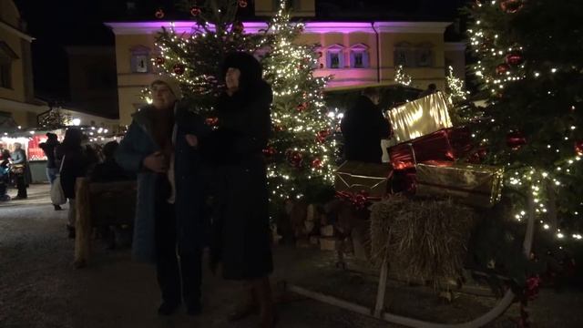 Weihnachtsmarkt Schloss Hellbrunn bei Salzburg смотреть онлайн
