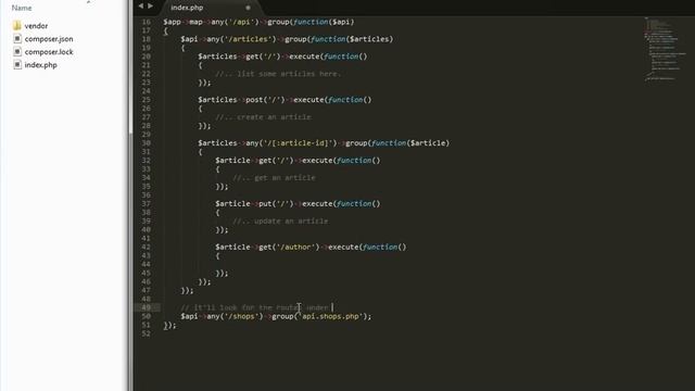 Exedra PHP - Route oriented microframework Introduction sample #01 смотреть онлайн