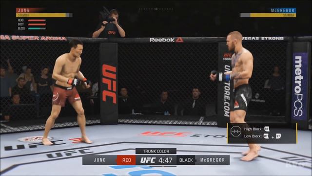 EA Sports UFC 3 - Chan Sung Jung vs Conor McGregor - Gameplay (HD) [1080p60FPS] смотреть онлайн