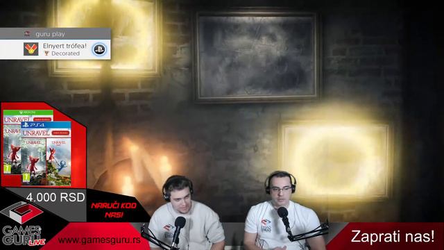 Title: Gamesguru Live GamingNight - Unravel2 druga epizoda смотреть онлайн