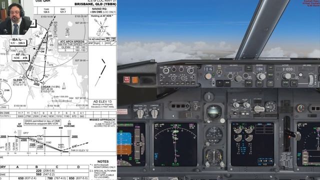 PMDG 737NGX flies Rockhampton to Brisbane on Vatsim FSX смотреть онлайн