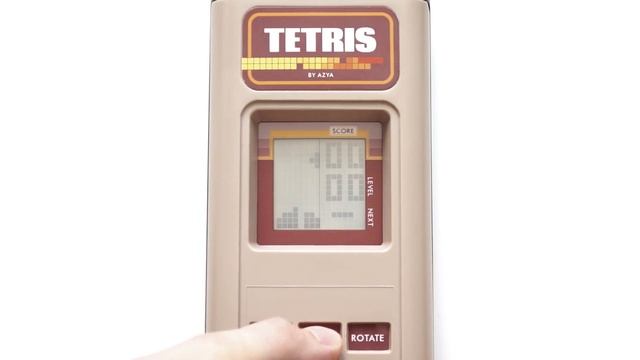 Tetris homebrew for MB Microvision game console (1979) смотреть онлайн