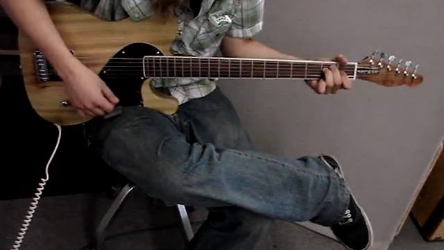 Custom John Rumley Western Baritone Guitar Cactus Burst Demo смотреть онлайн