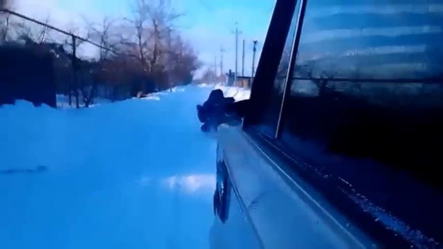 Зима гоняем на санках Дачное 19 01 2016 смотреть онлайн