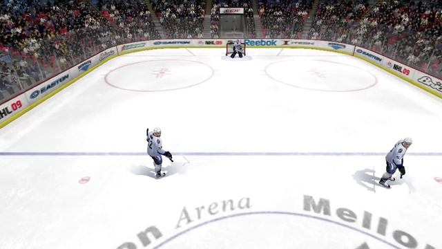 Игра NHL 09. Гол Кросби в ворота Тампы. смотреть онлайн